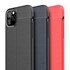 Microsonic Apple iPhone 11 Pro Max 6 5 Kılıf Deri Dokulu Silikon Kırmızı 4