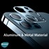 Microsonic Apple iPhone 12 Kamera Lens Koruma Camı V2 Mavi 8