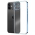 Microsonic Apple iPhone 12 Kılıf Square Matte Plating Mavi 1