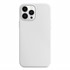 Microsonic Apple iPhone 13 Pro Max Kılıf Liquid Lansman Silikon Beyaz 2