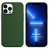 Microsonic Apple iPhone 13 Pro Max Kılıf Liquid Lansman Silikon Koyu Yeşil 1