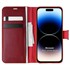 Microsonic Apple iPhone 15 Pro Max Kılıf Delux Leather Wallet Kırmızı 1