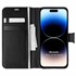 Microsonic Apple iPhone 15 Pro Max Kılıf Delux Leather Wallet Siyah 1