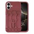 Microsonic Apple iPhone 16 Plus Kılıf Praying Angel Bordo 1