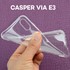 Microsonic Casper Via E3 Kılıf Transparent Soft Beyaz 4