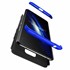 Microsonic Huawei Mate 30 Lite Kılıf Double Dip 360 Protective Siyah Mavi 3