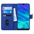 Microsonic Huawei P Smart 2019 Kılıf Fabric Book Wallet Lacivert 1