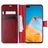 Microsonic Huawei P40 Kılıf Delux Leather Wallet Kırmızı 1