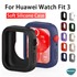 Microsonic Huawei Watch Fit 3 Kılıf Soft Silicone Kırmızı 5