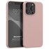 Microsonic Matte Silicone Apple iPhone 15 Pro Kılıf Rose Gold 1