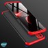 Microsonic Oppo A72 Kılıf Double Dip 360 Protective Siyah Kırmızı 4