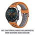Microsonic Huawei Watch GT3 46mm Rainbow Sport Band Kordon Turuncu Koyu Gri 2