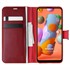 Microsonic Samsung Galaxy A11 Kılıf Delux Leather Wallet Kırmızı 1