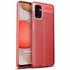 Microsonic Samsung Galaxy A32 5G Kılıf Deri Dokulu Silikon Kırmızı 1