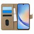 Microsonic Samsung Galaxy A34 Kılıf Fabric Book Wallet Gold 1