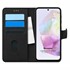 Microsonic Samsung Galaxy A35 Kılıf Fabric Book Wallet Siyah 1