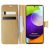 Microsonic Samsung Galaxy A52 Kılıf Delux Leather Wallet Gold 1