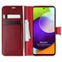 Microsonic Samsung Galaxy A52s Kılıf Delux Leather Wallet Kırmızı 1