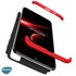 Microsonic Samsung Galaxy M21 Kılıf Double Dip 360 Protective Siyah Kırmızı 3