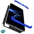 Microsonic Samsung Galaxy M21 Kılıf Double Dip 360 Protective Siyah Mavi 3