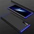 Microsonic Samsung Galaxy Note 10 Kılıf Double Dip 360 Protective Siyah Mavi 3