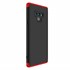 Microsonic Samsung Galaxy Note 9 Kılıf Double Dip 360 Protective Siyah Kırmızı 2