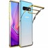 Microsonic Samsung Galaxy S10 Kılıf Skyfall Transparent Clear Gold 1