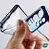 Microsonic Samsung Galaxy S21 Kılıf Skyfall Transparent Clear Gümüş 3