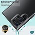 Microsonic Samsung Galaxy S22 Ultra Kılıf Frosted Frame Siyah 3