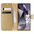 Microsonic Samsung Galaxy S24 Ultra Kılıf Delux Leather Wallet Gold 1