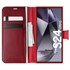 Microsonic Samsung Galaxy S24 Ultra Kılıf Delux Leather Wallet Kırmızı 1