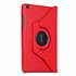 Microsonic Samsung Galaxy Tab A7 T500 Kılıf 360 Rotating Stand Deri Kırmızı 2