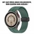 Microsonic Samsung Galaxy Watch 6 Classic 43mm Kordon Ribbon Line Yeşil 2