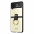 Microsonic Samsung Galaxy Z Flip 3 Kılıf Ring Loft Clear Siyah 1