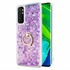 Microsonic Xiaomi Mi Note 10 Lite Kılıf Glitter Liquid Holder Mor 1