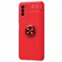Microsonic Xiaomi Poco M3 Kılıf Kickstand Ring Holder Kırmızı 2