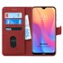 Microsonic Xiaomi Redmi 8A Kılıf Fabric Book Wallet Kırmızı 1
