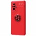 Microsonic Xiaomi Redmi Note 10 Pro Max Kılıf Kickstand Ring Holder Kırmızı 2