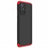 Microsonic Xiaomi Redmi 10 Kılıf Double Dip 360 Protective Siyah Kırmızı 2
