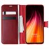 Microsonic Xiaomi Redmi Note 8 Kılıf Delux Leather Wallet Kırmızı 1