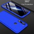 Microsonic Xiaomi Redmi Note 8 Kılıf Double Dip 360 Protective Mavi 4