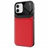 Microsonic Apple iPhone 12 Kılıf Uniq Leather Kırmızı 2