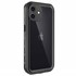 Microsonic Apple iPhone 12 Kılıf Waterproof 360 Full Body Protective Siyah 2