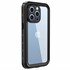 Microsonic Apple iPhone 12 Pro Kılıf Waterproof 360 Full Body Protective Siyah 2