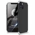 Microsonic Apple iPhone 13 Kılıf Double Dip 360 Protective Siyah Gri 1