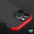 Microsonic Apple iPhone 13 Pro Kılıf Double Dip 360 Protective Siyah Kırmızı 5