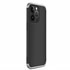 Microsonic Apple iPhone 13 Pro Kılıf Double Dip 360 Protective Siyah Gri 2