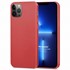 Microsonic Matte Silicone Apple iPhone 13 Pro Max Kılıf Kırmızı 1
