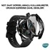 Microsonic Huawei Watch GT2 46mm Kılıf Matte Premium Slim WatchBand Siyah 2