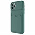 Microsonic Apple iPhone 11 Pro Max Kılıf Inside Card Slot Koyu Yeşil 2
